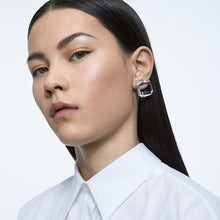 Load image into Gallery viewer, Swarovski Mesmera clip earring Single, Square cut crystal, White