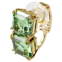 Load image into Gallery viewer, Swarovski Millenia ear cuff Single, Green, Gold-tone plated